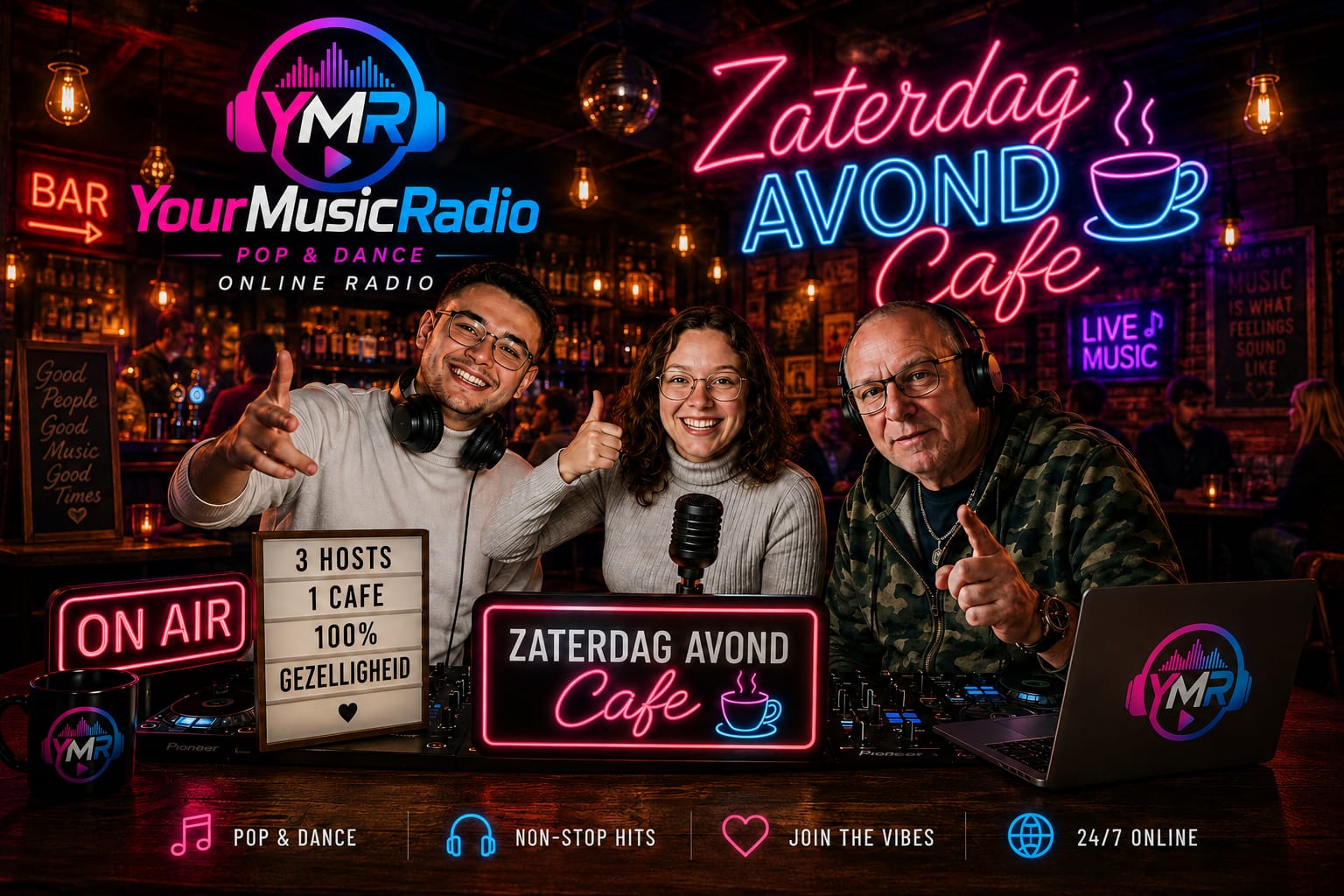 Zaterdag avond cafe